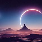 Eclipse lunar en Libra de marzo 2024, lunar eclipse, landscape, moon