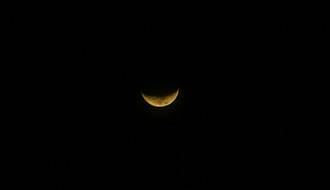 photo of crescent moon